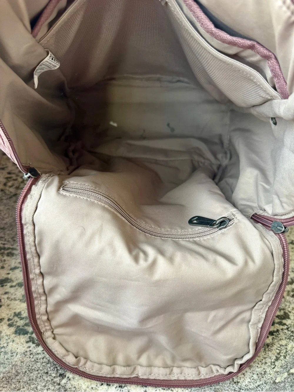 Nike One Backpack (25L) in a muted mauve/rose colorway. VGUC.